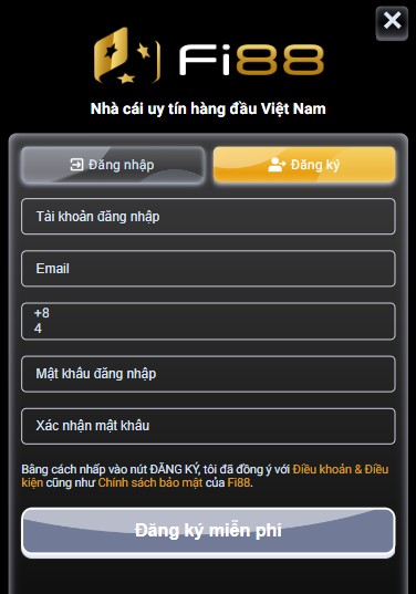 Đăng ký cược đua bi Fi88 trên Điện thoại